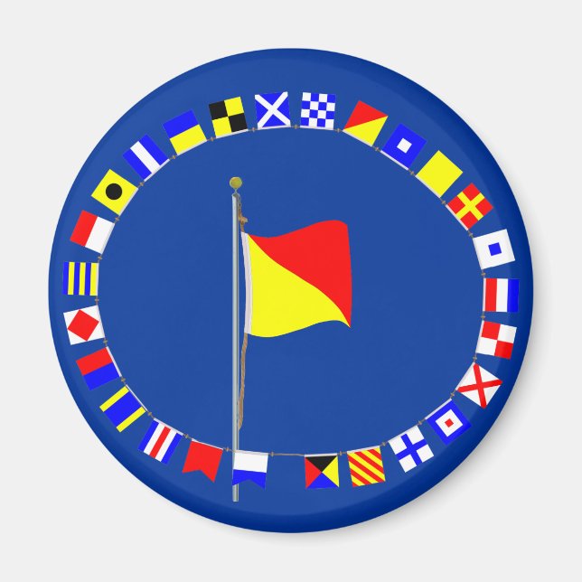 Íman Sinalizador de Sinal Náutico Superborda do Oscar M (Frente)