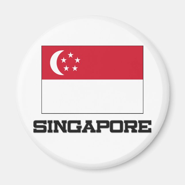 Íman Sinalizador de Singapura (Frente)