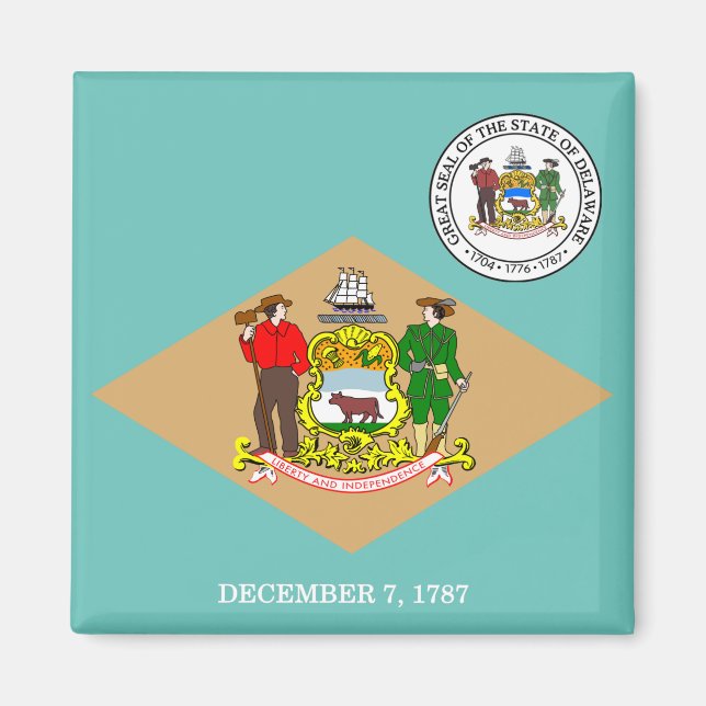 Íman Sinalizador Delaware (Frente)