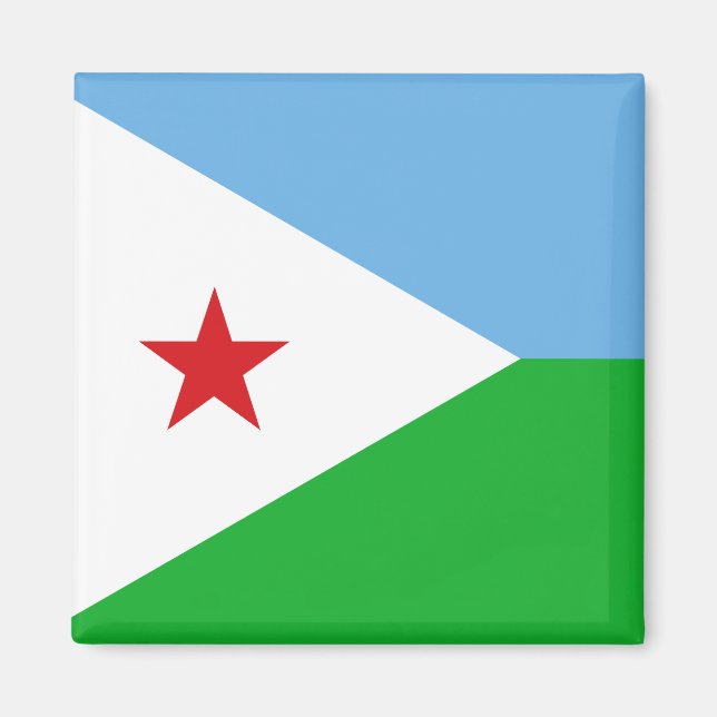 Íman Sinalizador Djibouti (Frente)