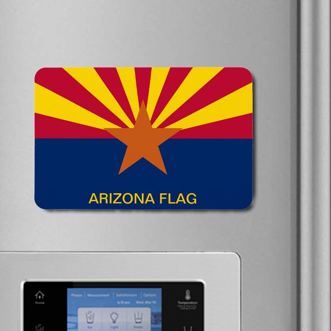 Íman Sinalizador do Estado da arizona (Arizona State Flag Flexible Magnet)