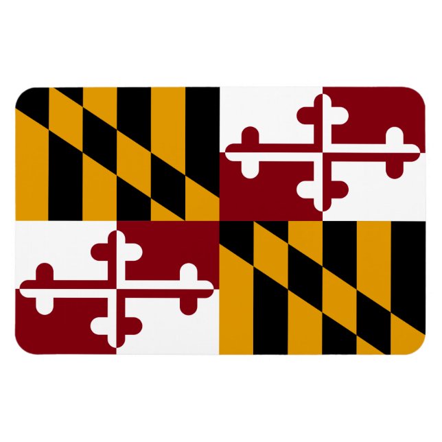 Íman Sinalizador do Estado de Maryland (Horizontal)