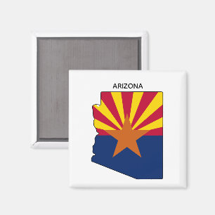 Íman Sinalizador do Estado do Mapa do Estado da arizona