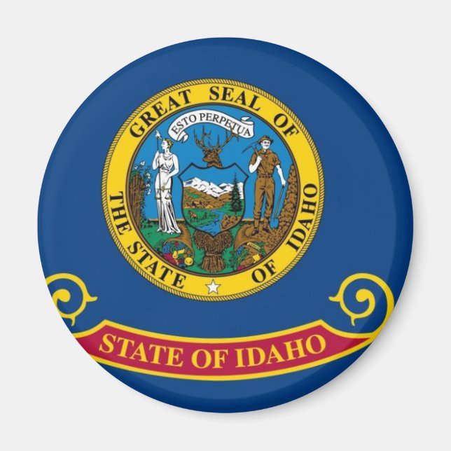 Íman Sinalizador do Estado Idaho (Frente)