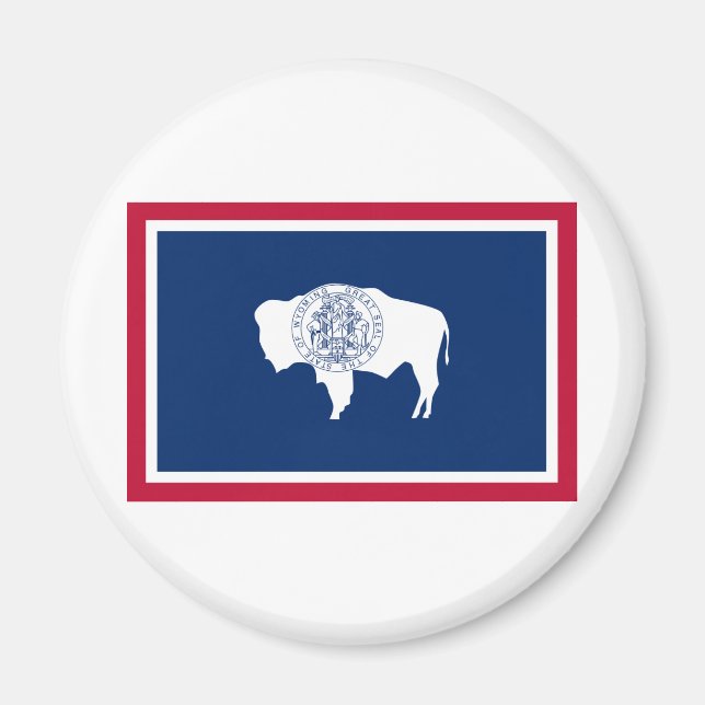 Íman Sinalizador do Estado Wyoming (Frente)