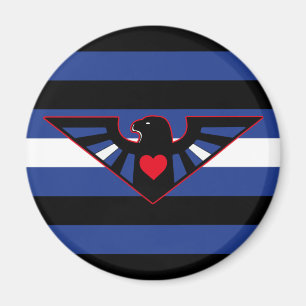 Íman Sinalizador do Orgulho de Leather Eagle