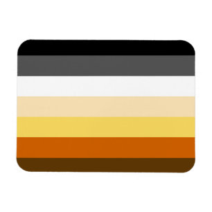 Íman Sinalizador do Orgulho de Ursos Clássico de Gay