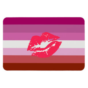 Íman Sinalizador do Orgulho Lésbico Lipstick