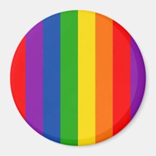 Íman Sinalizador do Orgulho LGBTQ+ Arco-Íris, Cores Org