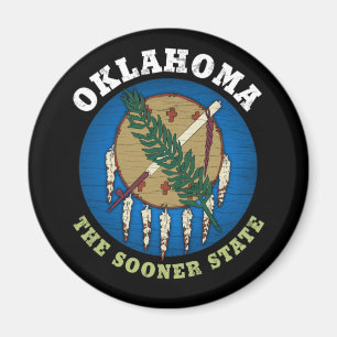 ÍMAN SINALIZADOR ESTADUAL OKLAHOMA SOONER