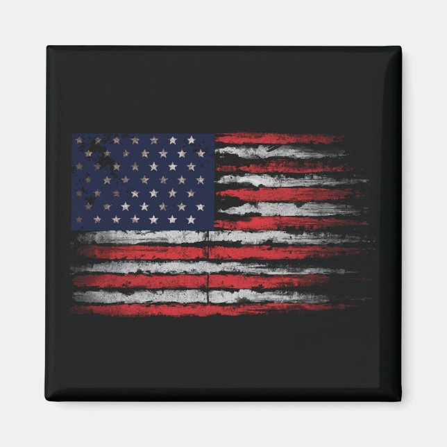 Íman Sinalizador Grunge U.S.A (Frente)