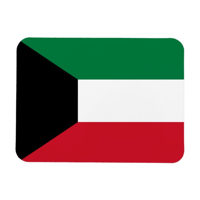 Íman Sinalizador Kuwait (Horizontal)