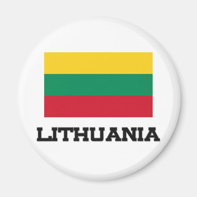 Íman Sinalizador Lituânia (Frente)