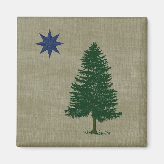 Íman Sinalizador Maine 1901 - Estilo Vintage (Frente)