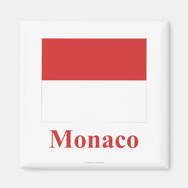 Íman Sinalizador Mônaco com Nome (Frente)