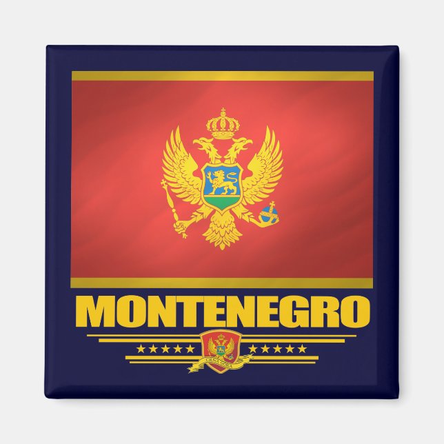 Íman Sinalizador Montenegro (Frente)