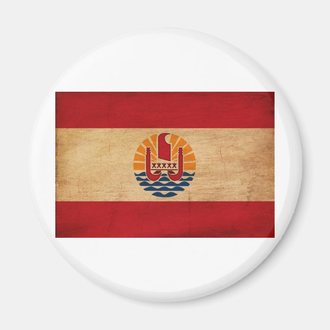 Íman Sinalizador Polinésia Francesa (Frente)