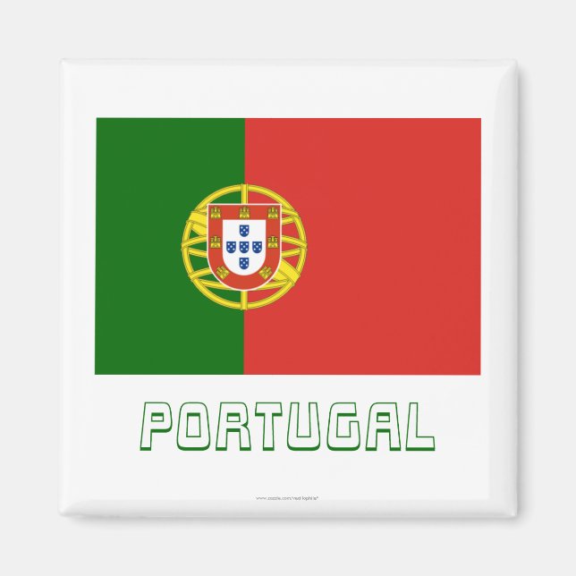 Íman Sinalizador Portugal com Nome (Frente)