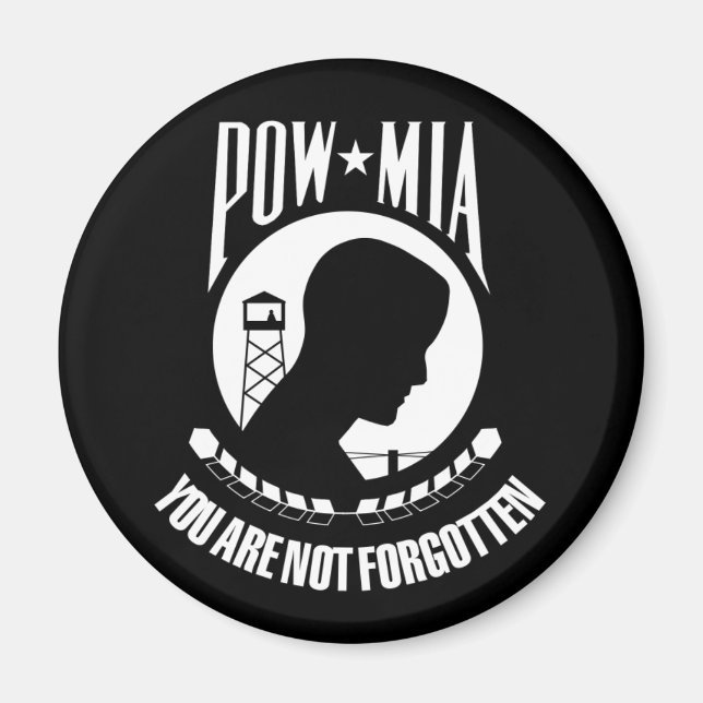 Íman Sinalizador POW*MIA (Frente)