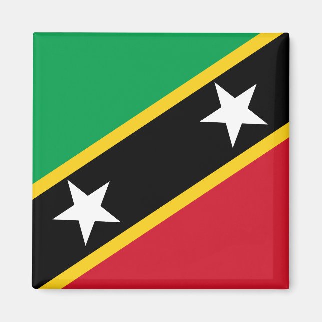 Íman Sinalizador santo Kitts e Nevis (Frente)
