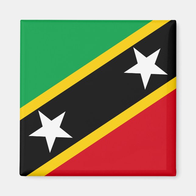 Íman Sinalizador santo Kitts & Nevis (Frente)