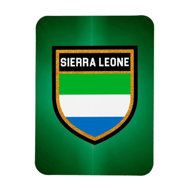 Íman Sinalizador Serra Leoa (Vertical)