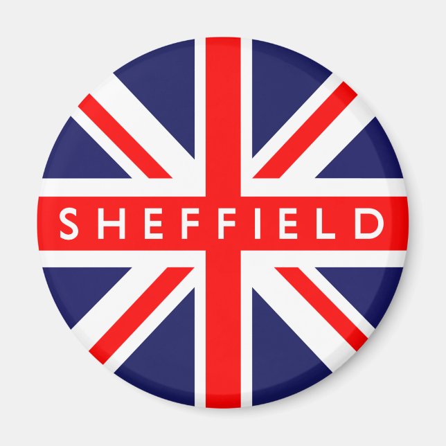 Íman Sinalizador Sheffield UK (Frente)
