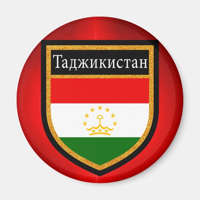 Íman Sinalizador Tajiquistão (Frente)