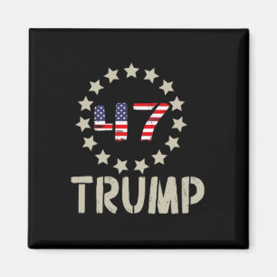 Íman Sinalizador Trump 2024 (em Byck) Pegue o América C