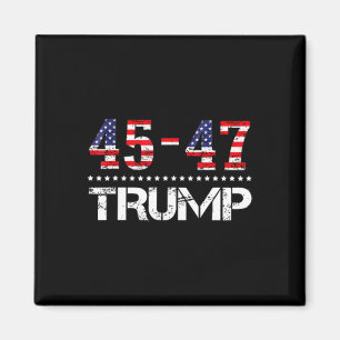 Íman Sinalizador Trump 2024 (em Byck) Pegue o América C