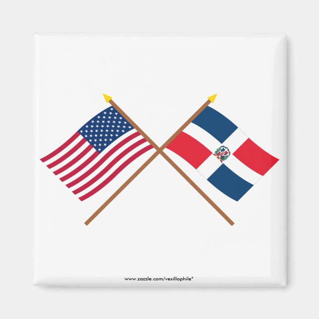 Íman Sinalizadores cruzados entre os EUA e a República  (Frente)