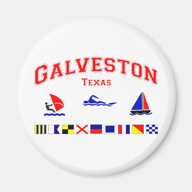Íman Sinalizadores de Sinal TX Galveston (Frente)