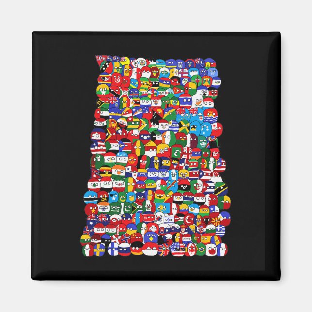 Íman Sinalizadores do Mundo do País (Frente)