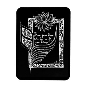 Íman Sinalizadores vermelhos Inspiracionais ilustrados