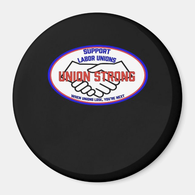 Íman Sindicatos Fortes Da União, Quando As Uniões O Per (Frente)