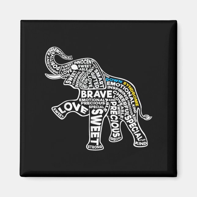 Íman Sindroma de Abaixo do Elefante Motivat (Frente)