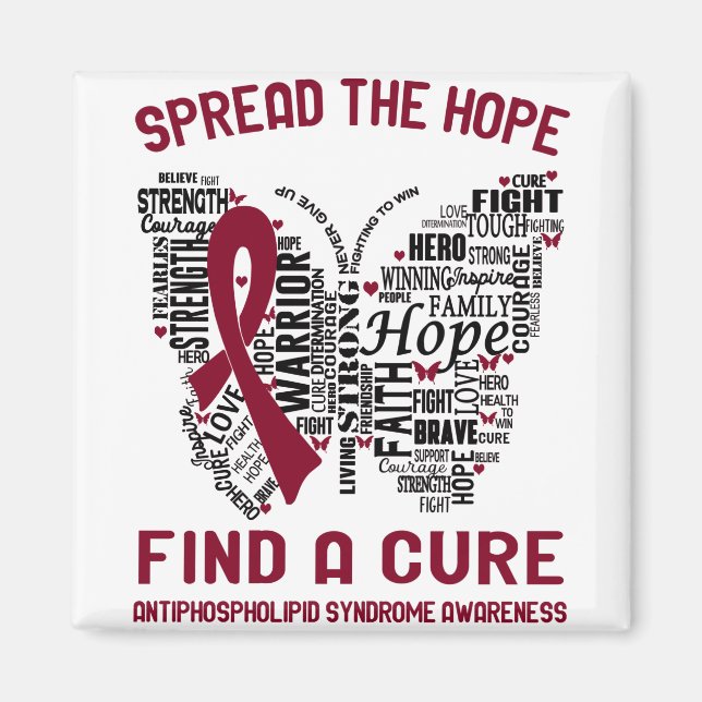 Íman Síndrome Antifosfolípide Sensibilização Mês Fita (Frente)