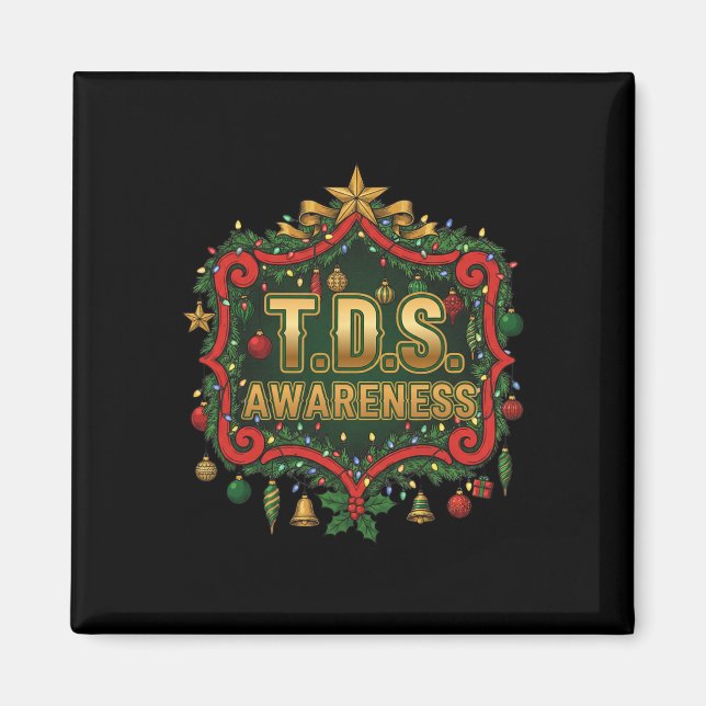Íman Síndrome de Desarranjo de Trump Tds Engraçado Apoi (Frente)