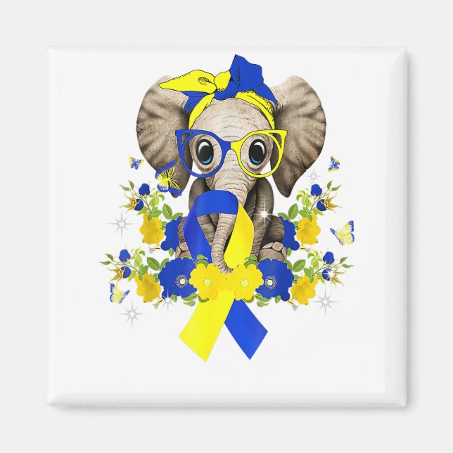 Íman Síndrome de Desativação Mundial - Azul Elefante 20 (Frente)