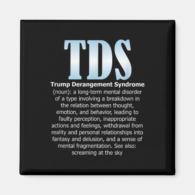 Íman Síndrome de Descolamento de Tds Trombose Engraçado (Frente)