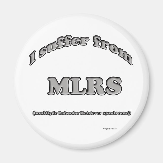 Íman Síndrome de Labrador Retriever - Magnet (Frente)