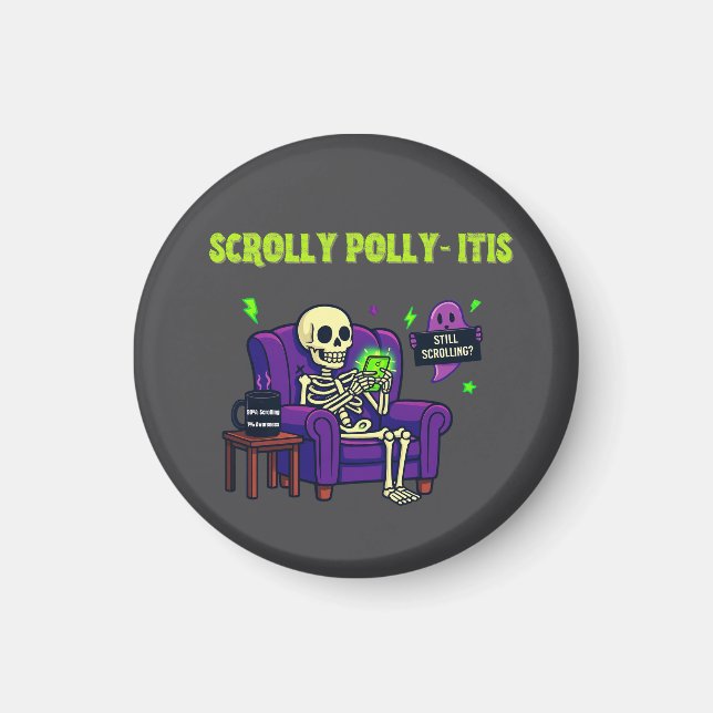 Íman Síndrome de Scrolly Polly ‑ Rolar para o Fim do Mu (Frente)