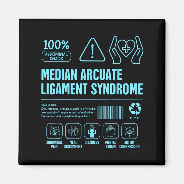 Íman Síndrome do ligamento arqueado mediano conscientiz (Frente)
