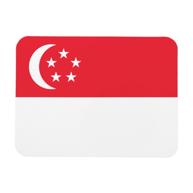 Íman Singapore Flag (Horizontal)