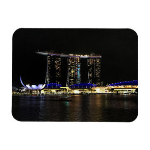 Íman Singapura Marina Bay Areia #1 Magnet