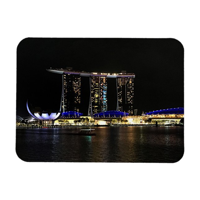 Íman Singapura Marina Bay Areia #1 Magnet (Horizontal)