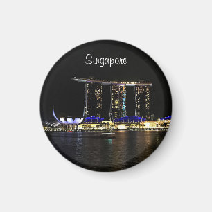 Íman Singapura Marina Bay Areia #1 Magnet