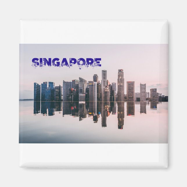 Íman Singapura - Skyline 2018 (Frente)
