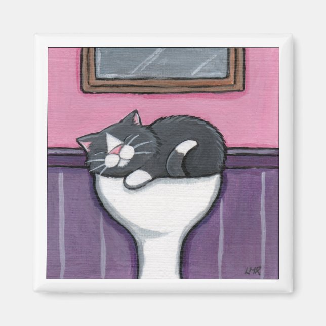 Íman Sink Love v.3 - Cat Magnet (Frente)