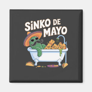 Íman Sinko de Mayo Cinco De Mayo Cactus Funny